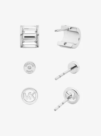 キュービックジルコニアスタッドピアス3点セットギフトセット