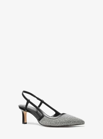 Alora エンベリッシュド スリングバック パンプス
