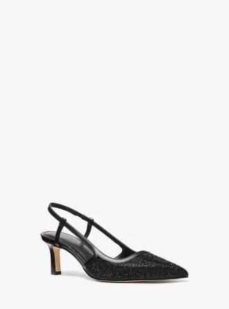 Alora エンベリッシュド スリングバック パンプス