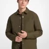 ストレッチコットンパッド入りシャツジャケット