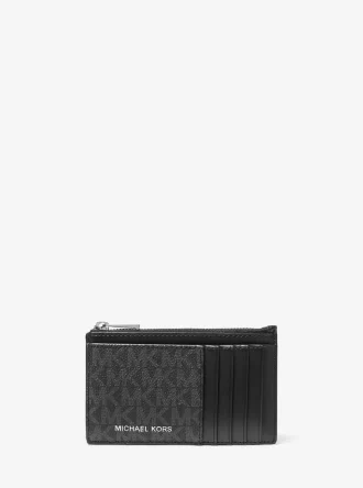 クーパー スリム シグネチャー ロゴ ジップウォレット