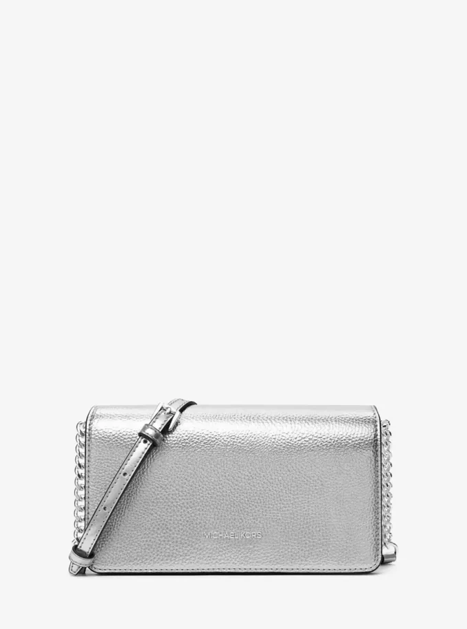 ジェットセット ミディアム メタリック クロスボディバッグ