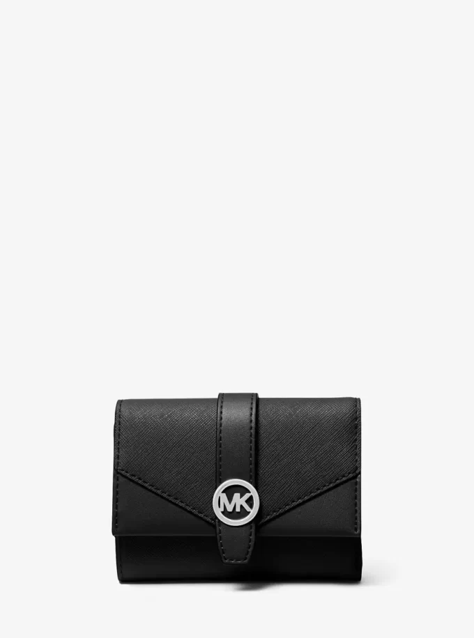 グリニッジ ミディアム レザー 三つ折り財布