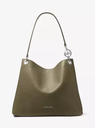 クリスティーナ ラージ ペブルドレザー ショルダーバッグ