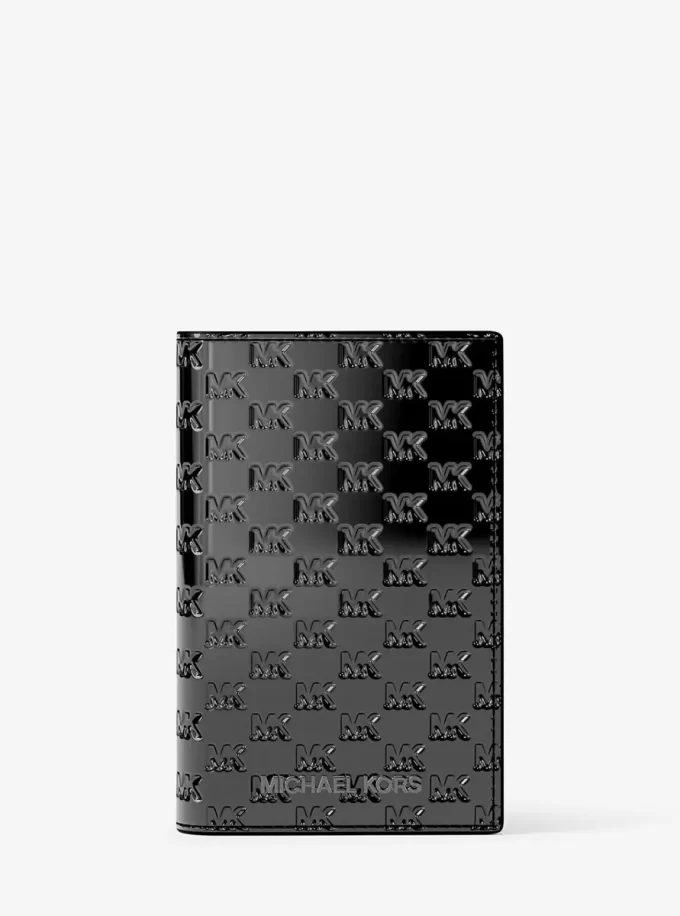 クーパー メタリックロゴ デボス加工 折りたたみカードケース