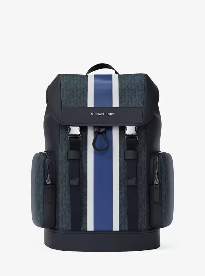 クーパー ミディアム ストライプ シグネチャー ロゴ シティ バックパック