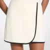 ロゴジャカードニットテックスコート