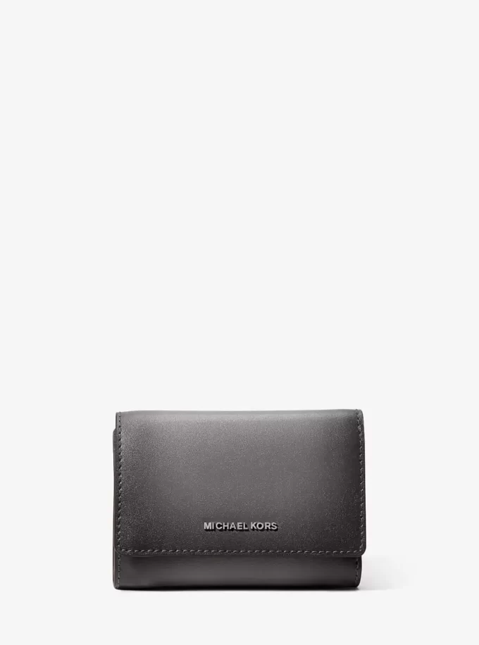 ブライアント ミディアム バーニッシュドレザー 三つ折り財布