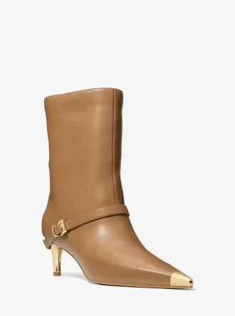 カシア レザー バックルブーツ