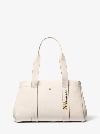 ロミー ラージ ペブルドレザー トートバッグ