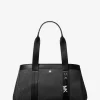 ロミー ラージ シグネチャー ロゴ&レザー トートバッグ ロミー ラージ シグネチャー ロゴ&レザー トートバッグ