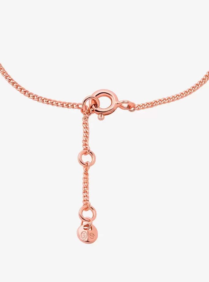 貴金属メッキスターリングシルバーハートブレスレット