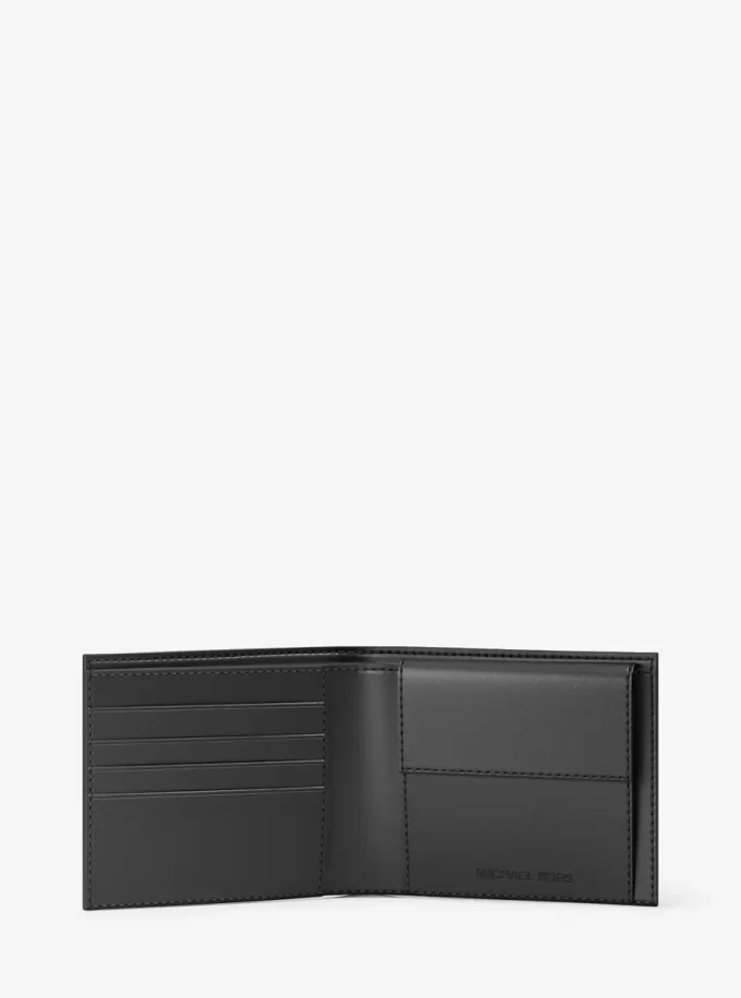 クーパーシグネチャーロゴとメタリックストライプの札入れ