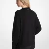 ロゴ入りコットンブレンドセーター ロゴ入りコットンブレンドセーター