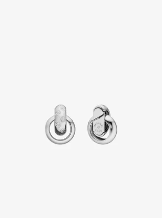 ロゴ刻印入りチャンキースタッドピアス