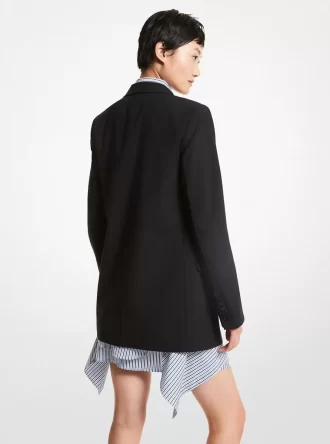 ストレッチウール ボーイフレンドブレザー