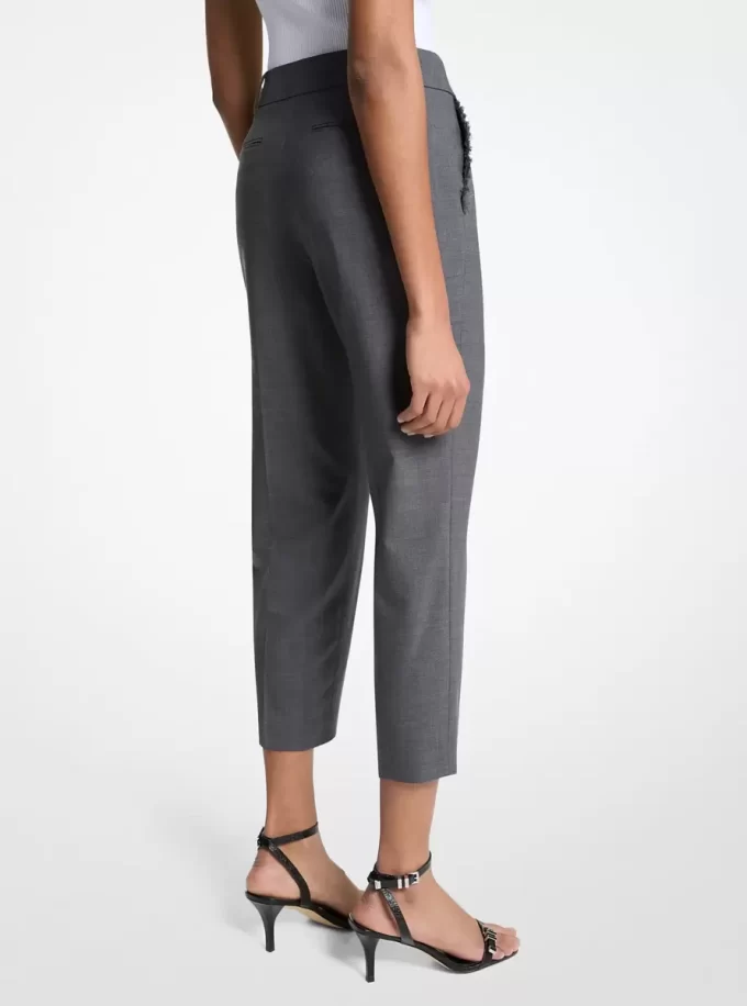 ストレッチウールクロップドパンツ ストレッチウールクロップドパンツ