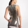 スパンコールジャージータンクドレス