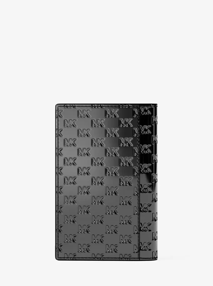 クーパー メタリックロゴ デボス加工 折りたたみカードケース