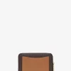 小さなロゴとレザーの財布 小さなロゴとレザーの財布
