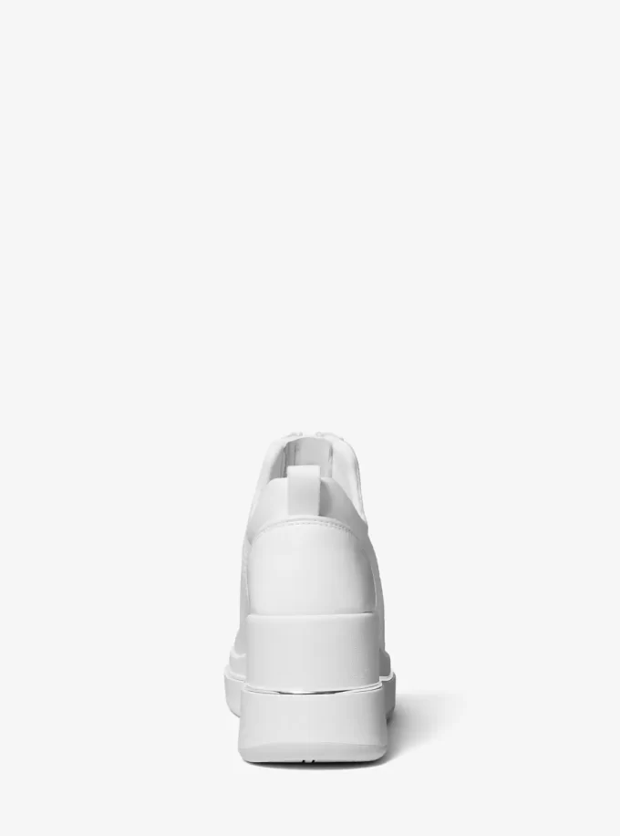 エミー メッシュ ジップアップ ウェッジ トレーナー