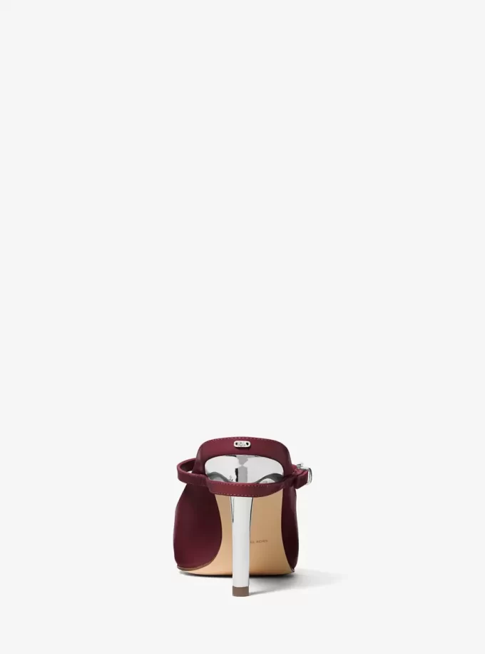カシアレザーハイミュールパンプス