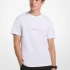 グラフィックロゴエンボスコットンTシャツ