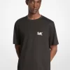 ロゴアップリケコットンTシャツ