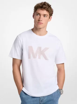 プリントコットンTシャツ