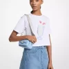 スパンコールグラフィックコットンTシャツ スパンコールグラフィックコットンTシャツ