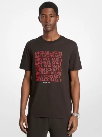 グラフィックロゴコットンTシャツ