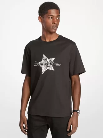 グラフィックコットンTシャツ