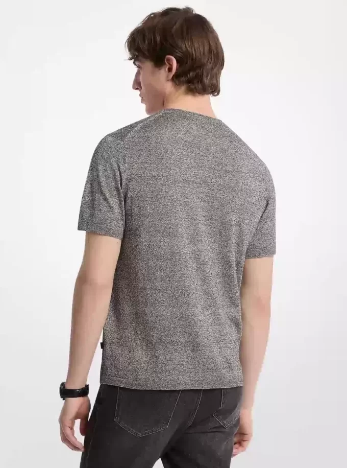 リネンとコットンのTシャツ