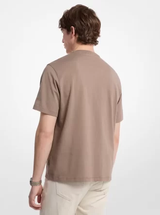 ロゴエンボスコットンジャージーTシャツ