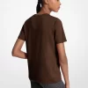 スパンコールロゴコットンTシャツ
