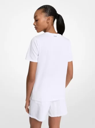 ロゴ入りコットンTシャツ