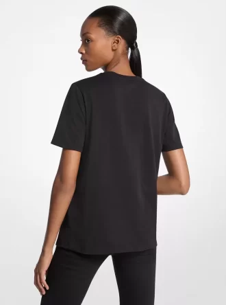 ロゴ入りコットンTシャツ